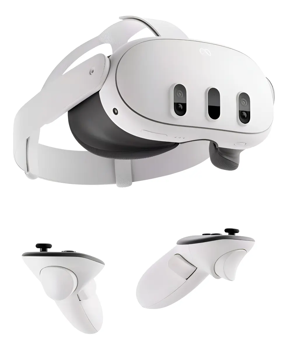 Lentes de realidad virtual mixta oculus 128gb color blanco