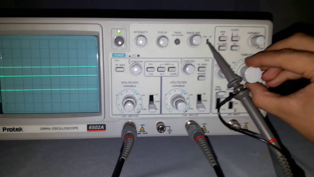 Osciloscopio analógico