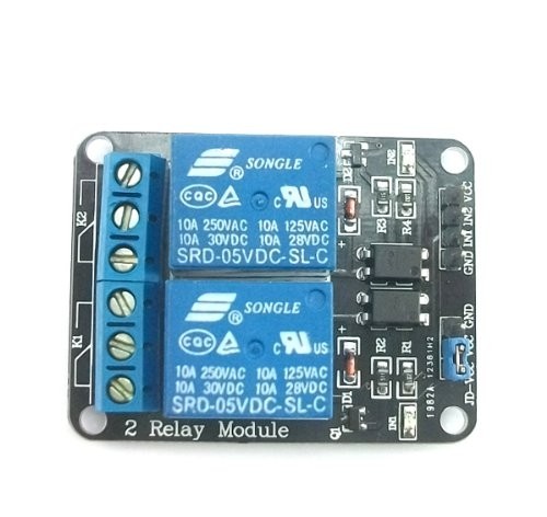 Modulo de Relee 2 canales importado 5V