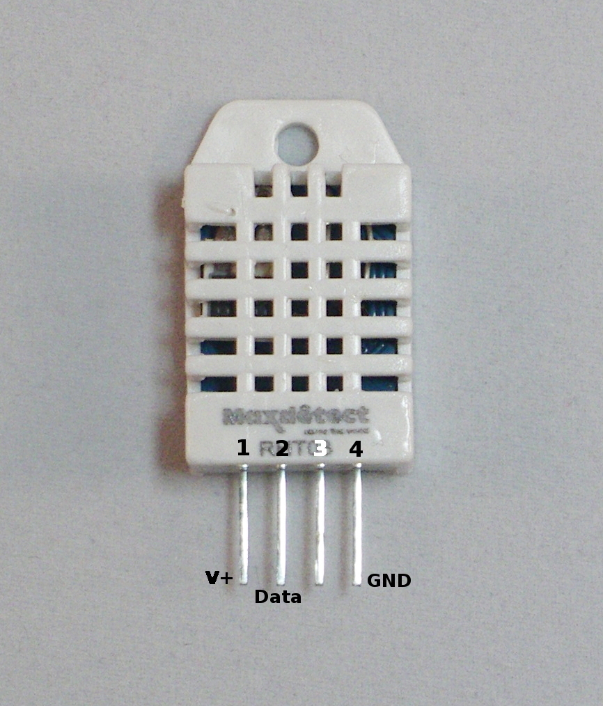 Sensor de humedad y temperatura sin placa