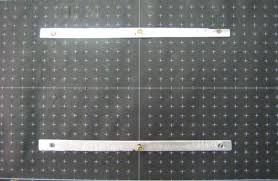 Placa para trazado de lineas equiponciales de campo electrico