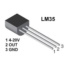 Transistor LM35 encapsulado TO-92 (sensor de temperatura)