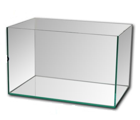 Cubeta de vidrio rectangular chica 8x14x8 cm