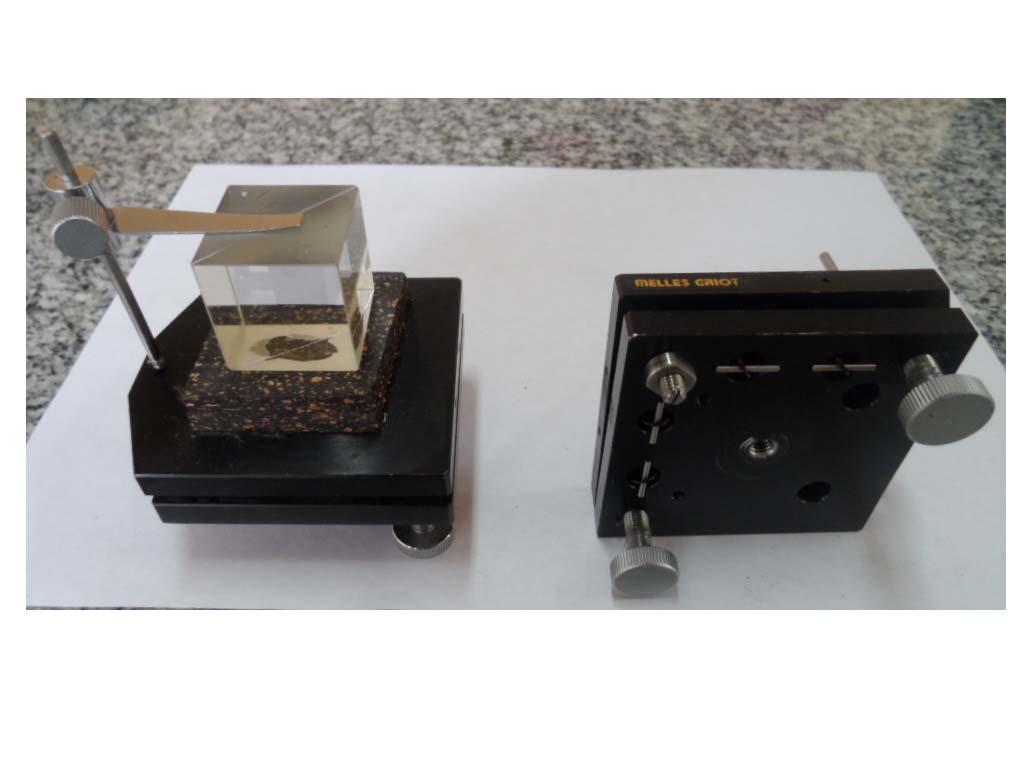Soporte para cubo divisor de haz