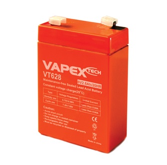 Bateria recargable de 6V 2.8A