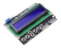 Arduino Shield LCD 16X2 backlight azul con 6 teclas
